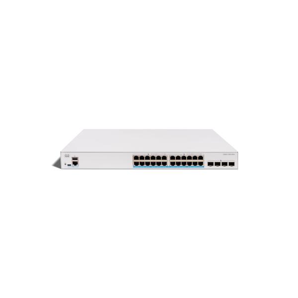 Cisco Catalyst switch C1300X-24MU-4X (24x2, 5GbE, 4xSFP28, 10Gb/ s uplink - 25Gb/ s stack only, 16xPoE+, 8xPoE++, 740W)