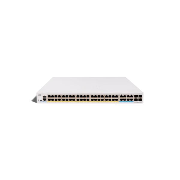 Cisco Catalyst switch C1300X-48NGU-4X (40xGbE, 8x5GbE, 4xSFP28, 10Gb/ s uplink - 25Gb/ s stack only, 40xPoE+, 8xPoE++, 740W)