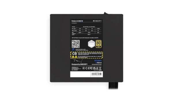 ENDORFY Zdroj Enduro L6 850 W,  120mm,  80 Plus Gold7