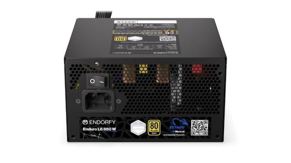 ENDORFY Zdroj Enduro L6 850 W,  120mm,  80 Plus Gold8