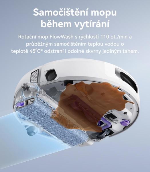 BAZAR - Narwal Flow compact station - AI robotický vysavač s pásovým mopem a samočistící stanicí s napojením na odpad -0