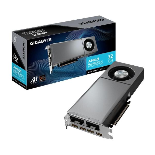 GIGABYTE Radeon AI PRO R9700 AI TOP (rev. 1.0)/ 32GB/ GDDR6