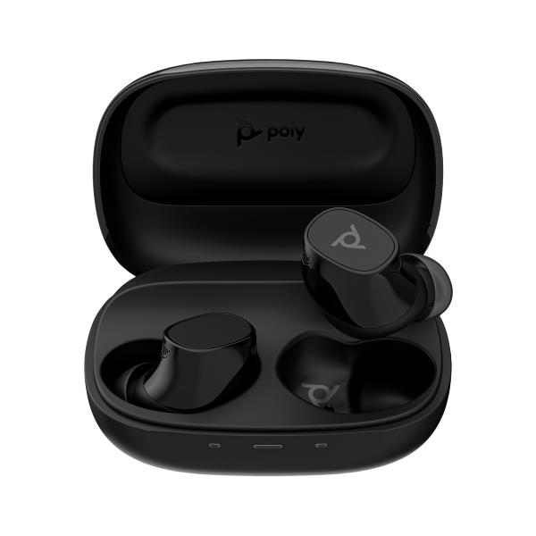 HP Renew Poly Blackwire 5220 Stereo USB-C Headset +3.5mm Plug +USB-C/ A Adapter