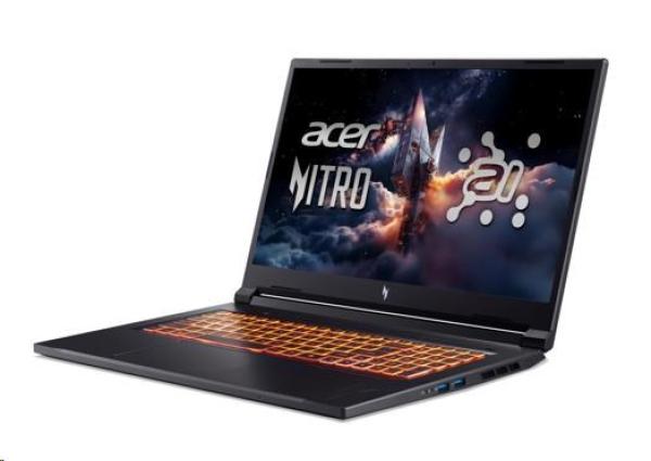 ACER NTB Nitro V 17 (ANV17-I31-774M), Core 7 240H, 17.3"FHD, 16GB, 1TB SSD, RTX 5070, Linux, Black2