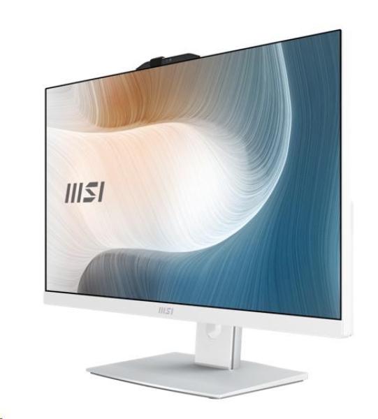 MSI PC AiO Modern AM242P 1M-2089XEU,  Core 5 120U,  23.8 FHD,  Anti-Glare,  Non-Touch,  16GB,  512GB SSD,  N/ A,  No OS,  White1