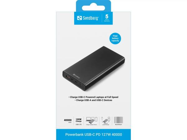 Sandberg Powerbank USB-C PD 127W 400001