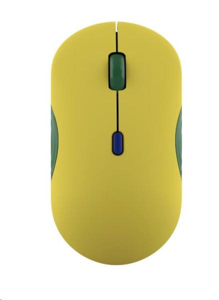 Lenovo 350 Fan edition - Brazília/ Kancelárska/ Optická/ 1 600 DPI/ Bezdrôtové Bluetooth/ Žltá
