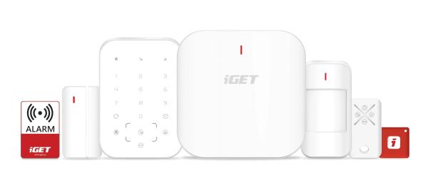 iGET SECURITY M6-4G Premium - Inteligentný zabezpečovací systém 4G/ WiFi/ LAN alarm, Android, iOS