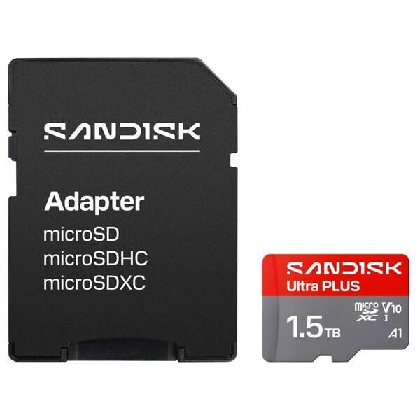 Sandisk Ultra PLUS micro SDXC karta 1, 5TB UHS-I,  V10,  U1,  C10,  (200MB/ s)
