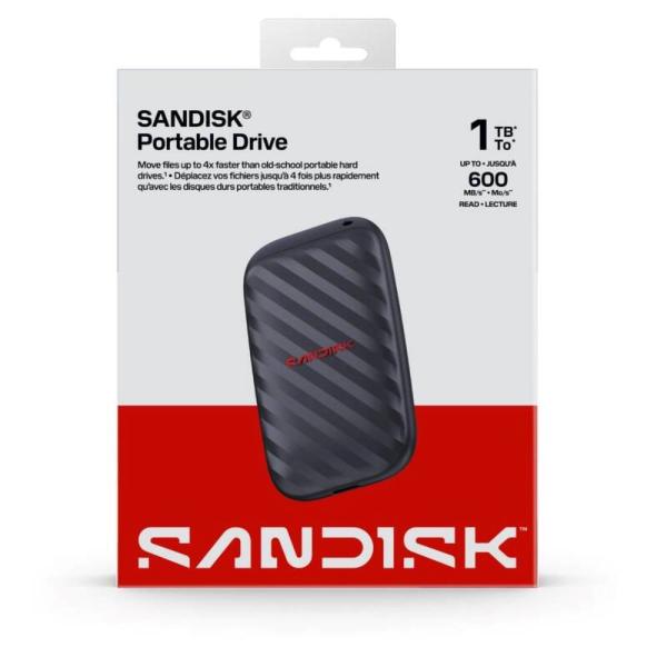 SanDisk externí SSD 1TB Extreme Portable,  USB-C 3.2,  (R: 600MB/ s)8