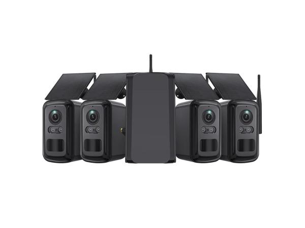 Set solárnych kamier Viking HUB S04/ 8000 mAh/ mobilné aplikácie/ outdoor