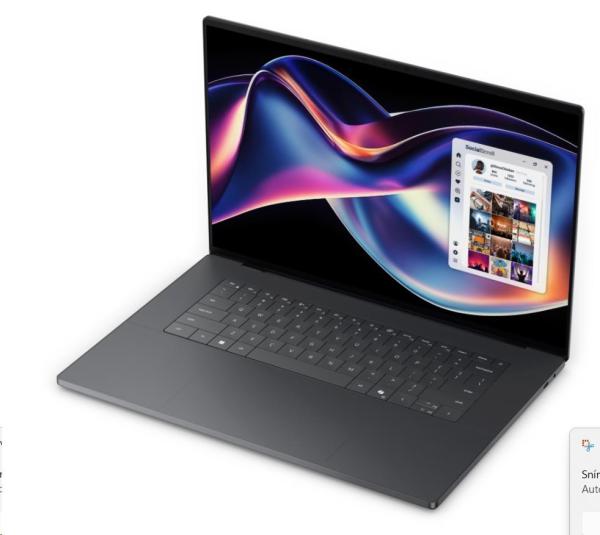 Dell NTB  XPS 16 (DA16260)-Ultra X7-358H/ 16"touch OLED-400 nits/ 32GB/ 1TB SSD/  intel graphic2