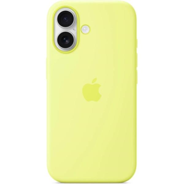 iPhone 17 Silicone Case with MagSafe - Neon Yellow