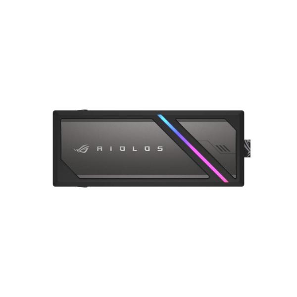 ASUS Externí box pro SSD M.2 ROG STRIX AIOLOS,  USB 3.2 Gen 2x2,  ARGB,  černá3