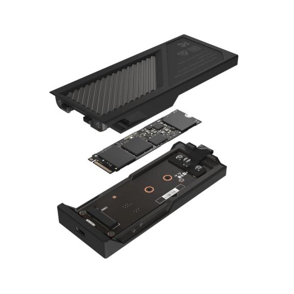 ASUS Externí box pro SSD M.2 ROG STRIX AIOLOS,  USB 3.2 Gen 2x2,  ARGB,  černá8