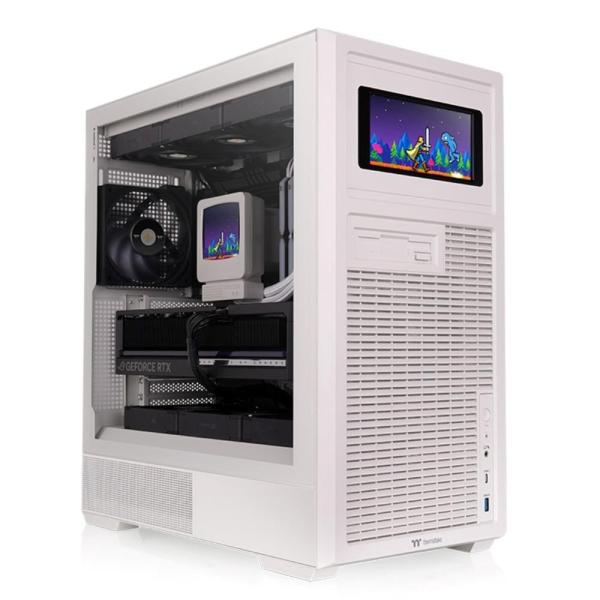 THERMALTAKE Case Retro 360 TG Mid Tower,  ATX,  Průhledná bočnice,  1x 120mm Fan,  béžová5