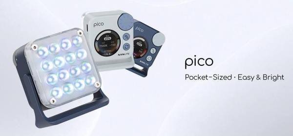 Nanlite Pico LED Mini Pocket Light Mint Blue4