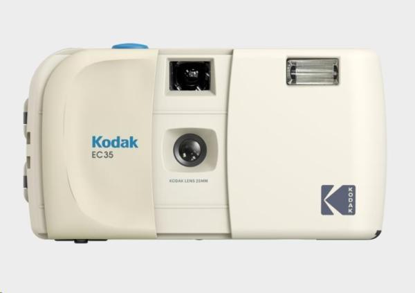 Kodak EC35 Film Camera Vanilla White + Kodak Ultra Max 24 Exp