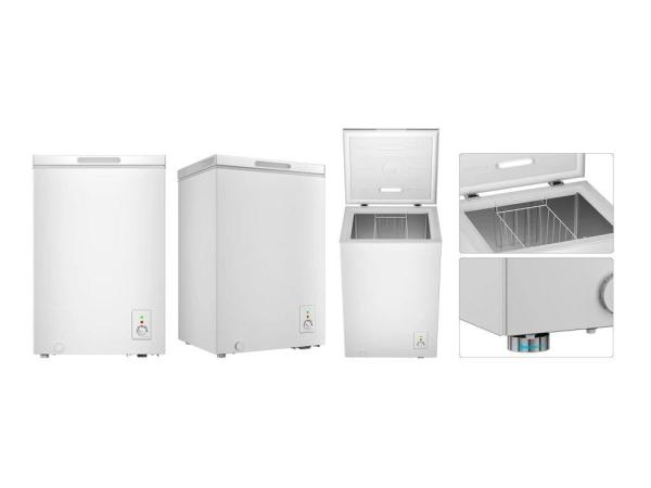 CHiQ FCF98DE pultový mrazák,  99l,  -24 °C do 5 °C (mrazák - lednice),  low frost,  + 12 let záruka na kompresor1
