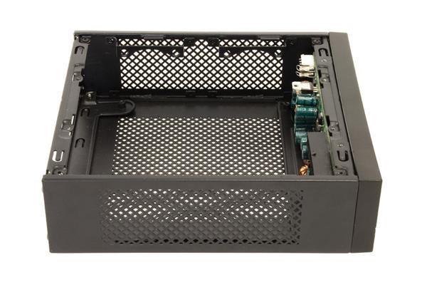 CHIEFTEC Compact Series/ mini ITX case,  IX-03B,  čierna,  Alu,  85W zdroj CDP-085ITX9