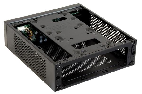 CHIEFTEC Compact Series/ mini ITX case,  IX-03B,  čierna,  Alu,  85W zdroj CDP-085ITX1