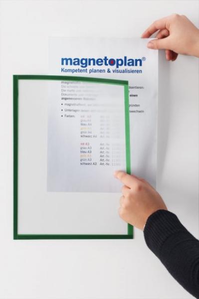 Magnetický rámček Magnetofix A4 čierny (5ks)