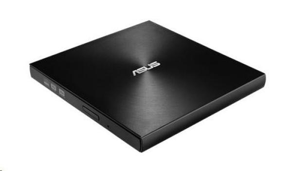 ASUS DVD Writer SDRW-08U7M-U BLACK RETAIL, externá tenká DVD-RW, čierna, USB2