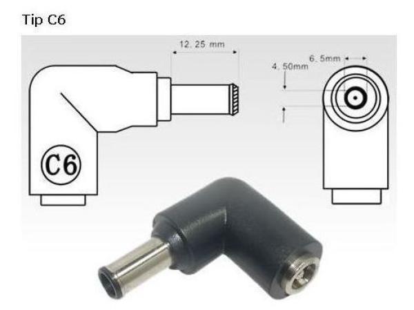AVACOM Nabíjací konektor pre notebook C6 (6,5 mm x 4,4 mm pin) pre Sony