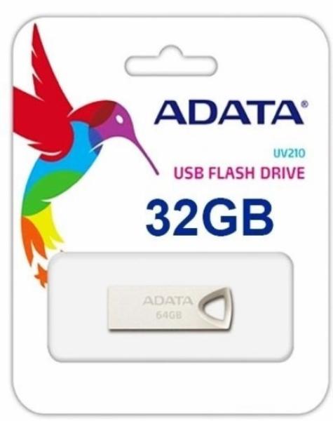 ADATA Flash disk 32GB UV210, USB 2.0 Dash Drive, kov1