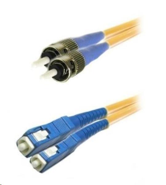 Duplexní patch kabel SM 9/ 125,  OS2,  SC-ST,  LS0H,  1m