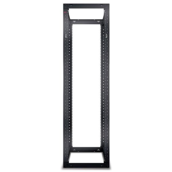 APC NetShelter 4 Post Open Frame Rack 44U štvorcové otvory1