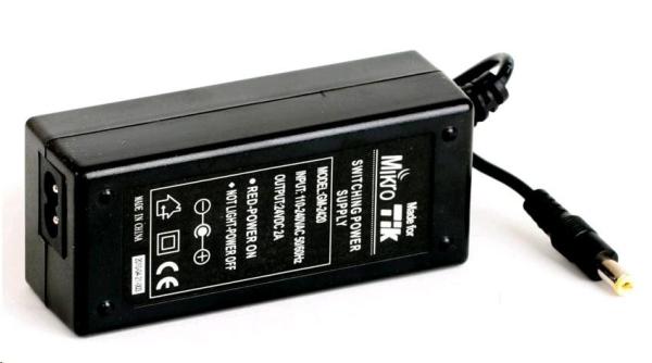 MikroTik zdroj 24V /  2A,  48W pro RouterBOARD,  ALIX