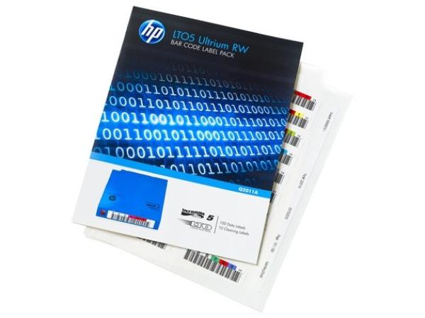 HP LTO-5 Ultrium Bar WORM Code Label Pack,  Q2012A