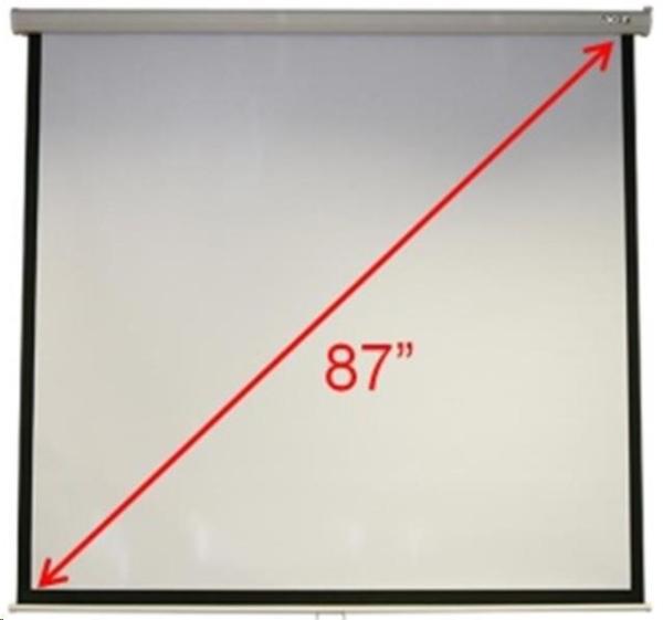 ACER Projekční plátno M87-S01MW,  70x70" Wall & Ceiling Matt White,  Manual Projection Screen1