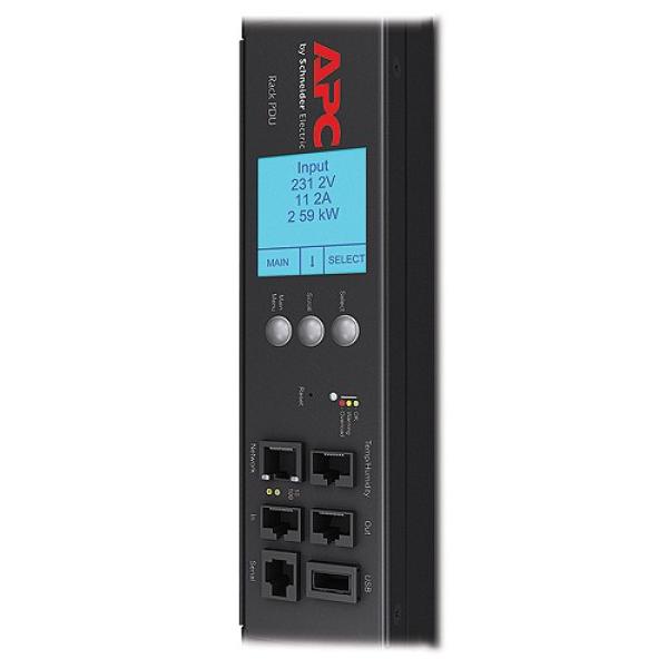 APC Rack PDU 2G,  meraná,  ZeroU,  11kW,  230V,  (36)C13 a (6)C19,  IEC-309 16A 3P+N+PE 1.83m1
