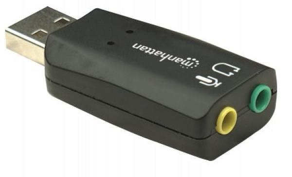 MANHATTAN Zvuková karta USB 3-D Sound Adapter1