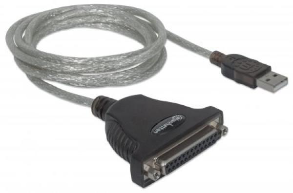 MANHATTAN Kábel /  prevodník USB na paralelný port 1, 8 m (USB AM /  DB25F,  IEEE1284)4