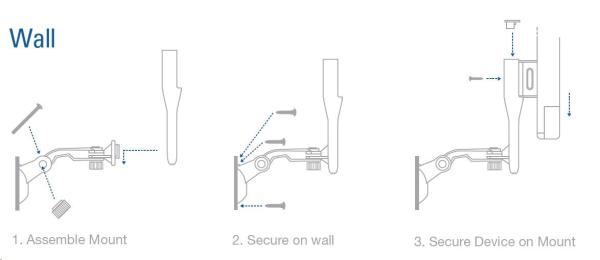 UBNT NanoStatio Mount NS-WM [držiak pre všetky typy nanostaníc na okno/ stenu]3