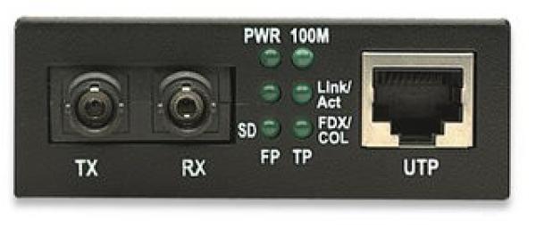 Intellinet Ethernet prevodník,  100Base-TX na 100Base-FX (ST) Multi-Mode,  2 km2
