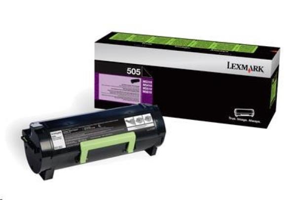 LEXMARK čierny toner 502 pre MS310/410/510/510/610 od Lexmark Return (1 500 strán)