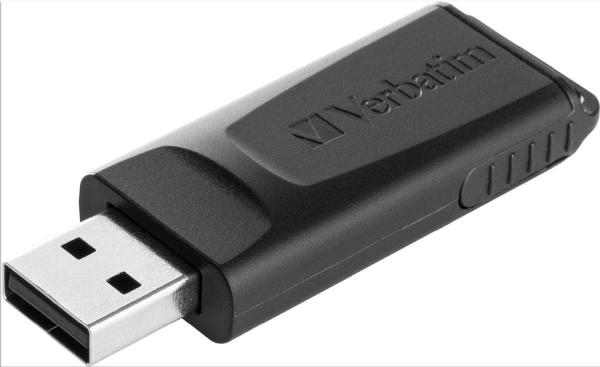 VERBATIM USB Flash disk Store "n" Go SLIDER 16 GB - čierny