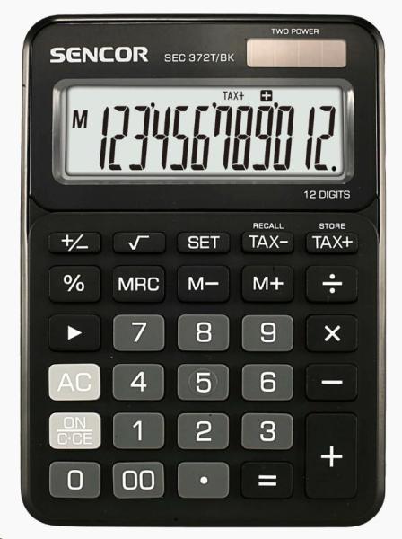 Sencor kalkulačka  SEC 372T/ BK