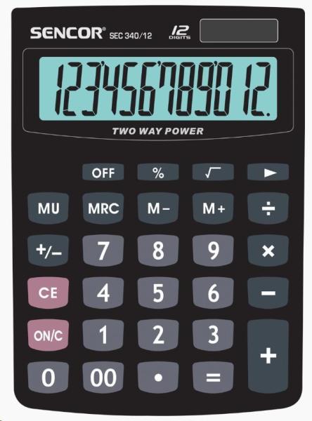 Sencor kalkulačka  SEC 340/  12