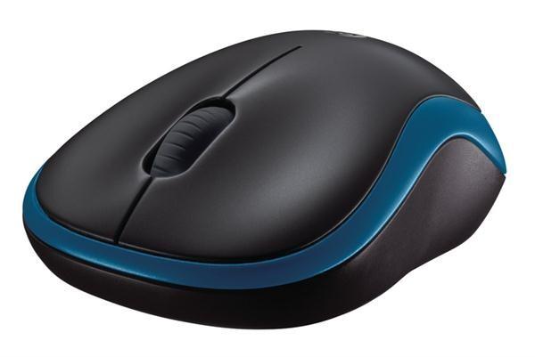 Bezdrôtová myš Logitech M185,  modrá