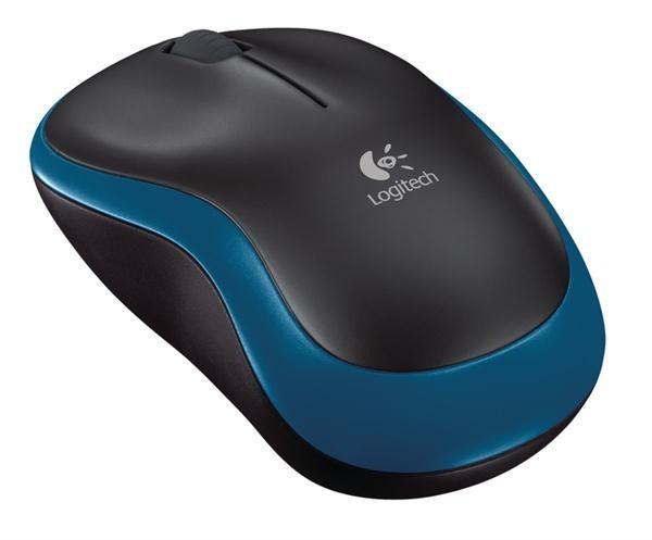 Bezdrôtová myš Logitech M185,  modrá2