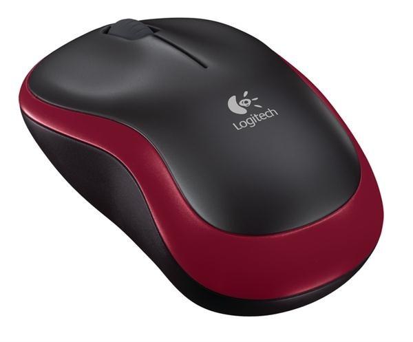 Bezdrôtová myš Logitech M185,  červená2