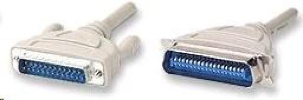 PREMIUMCORD Paralelný kábel 1, 8 m (DB25M - Centronics 36pin M,  Bi-tronics)