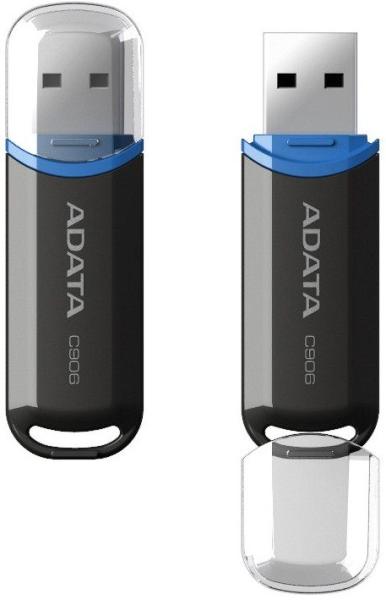 ADATA Flash disk 32GB C906, USB 2.0 Klasická, čierna