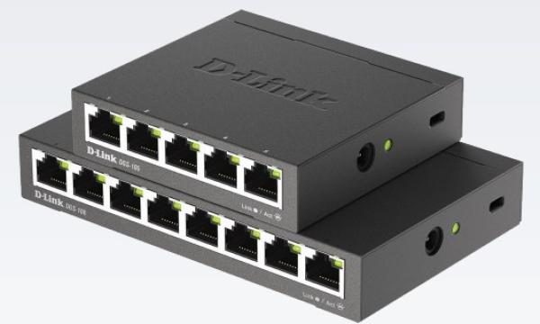 D-Link DGS-105 5-portový gigabitový stolný prepínač s kovovým puzdrom