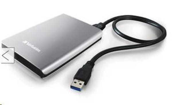 VERBATIM HDD 2.5" 1TB Store &quot;n&quot; Go USB 3.0 ,  striebro